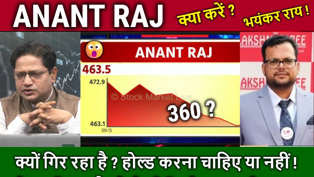 ANANT RAJ share analysis,kitna girega,Buy or sell ? anant raj share latest news,target 2030