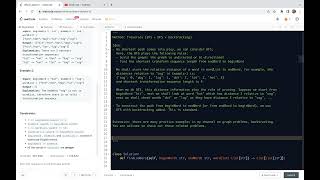 YouTube video 'Leetcode 126. Word Ladder II - practice of traversals (here both BFS and DFS) + backtracking'