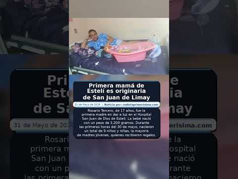 Primera mamá de Estelí es originaria de San Juan de Limay