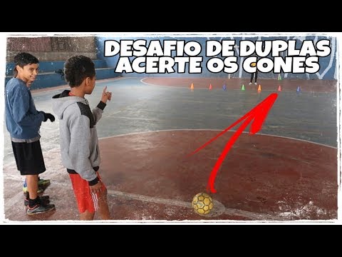 DESAFIO DE DUPLAS ACERTE OS CONES - TEODOR 1 E 2 , GUZINHO, SAIMON, ALVIN E DOIDEIRA