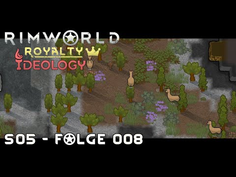 Unsere 4 Alpakas - RimWorld Royalty Ideology Lets Play [S05-E08] [German/Deutsch]