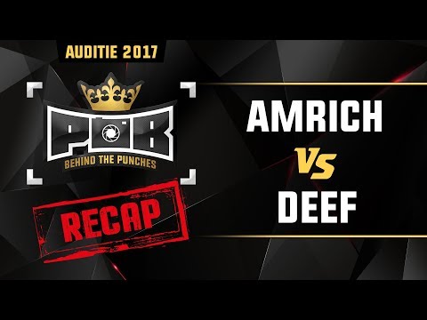 Precap: AmRich vs Deef - Punchoutbattles Audities 2017