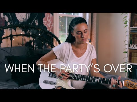 When The Party's Over / Billie acoustic electric guitar cover Bailey Rushlow