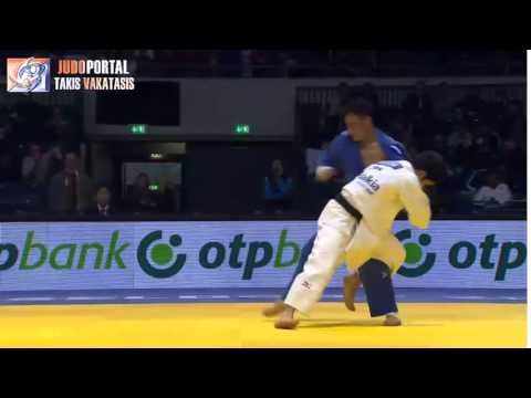 Judo Grand Prix Dusseldorf 2015 -60kg SHISHIME Toru (JPN) vs. LI Hui (CHN)