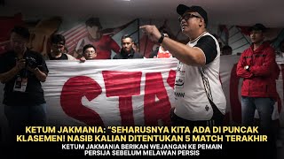 Download lagu JAKMANIA CHAIRMAN EXPRESSED JAKMANIA'S DISAPPOINTMENT IN FRONT OF PERSIJA PLAYERS mp3