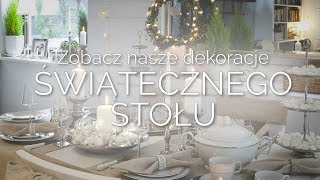 Stół w świątecznej odsłonie - dekoria.pl