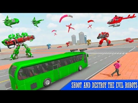 Dragon Robot Police Truck Games - War Robot - Android Gameplay 2022