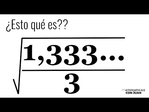 RAÍZ CUADRADA DE UNA FRACCIÓN CON DECIMALES PERIÓDICOS. Matemáticas Básicas