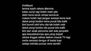 Download lagu Cerita Kedai Kopi - Malique ft Salam (karaoke version) mp3