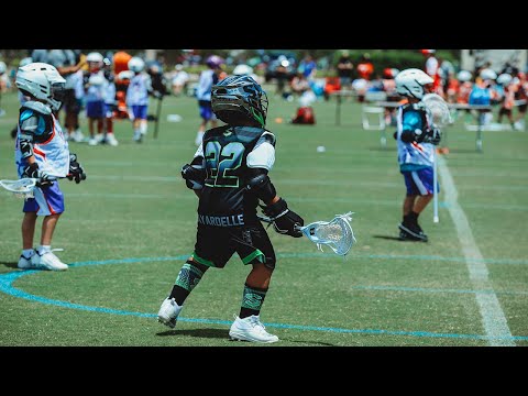 6 year old goes Beast Mode in youth lacrosse games