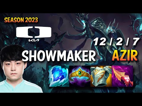 DK Showmaker AZIR vs SYNDRA Mid - KR Ranked