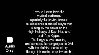 Richard Tucker  Live Rosh Hashana The Hineni Prayer