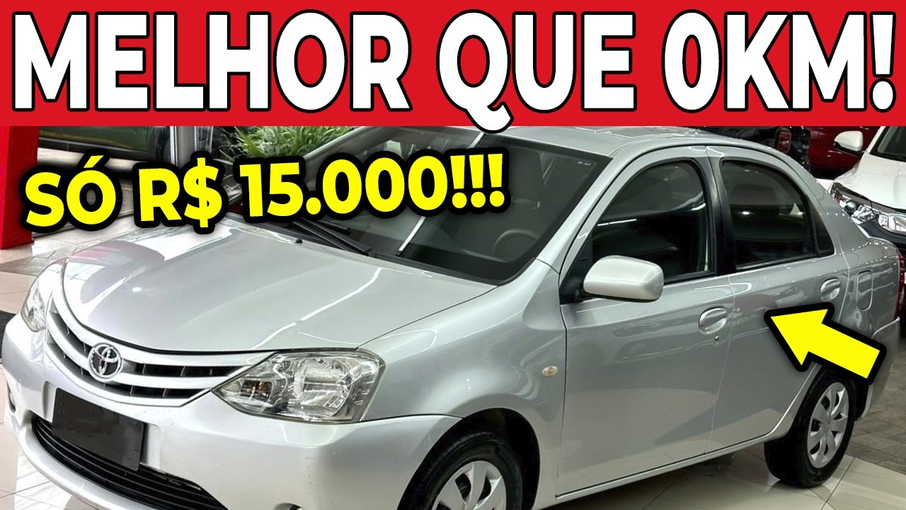 🚨🔥 10 CARROS BARATOS QUE DURAM UMA VIDA E QUASE NÃO DÃO GASTO!