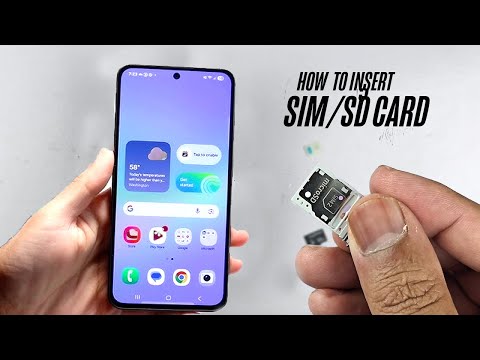 Samsung Galaxy A36 5G - How To Insert SIM Cards & SD Card