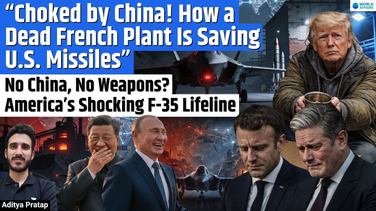 Choked by China! U.S. Scrambles to Old French Factory to Keep F-35s & Tomahawks Alive