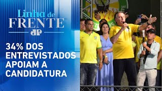 ‘Eleições sem Jair é negar democracia’, diz Bolsonaro em ato