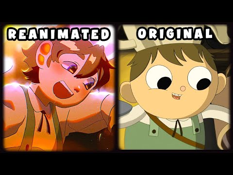 Original VS Reanimated - Over the Garden Wall Reanimated (Side-by-Side Comparison)