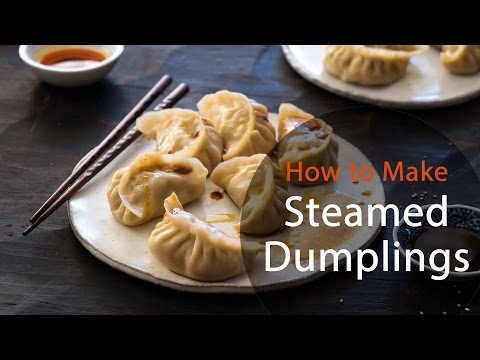 How To Make Steamed Dumplings (recipe) 猪肉白菜蒸饺