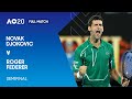 Novak Djokovic v Roger Federer Full Match | Australian Open 2020 Semifinal