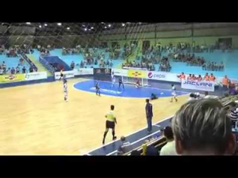 Todos os gols da partida. Foz Cataratas Futsal 3 x 3 Pato Futsal