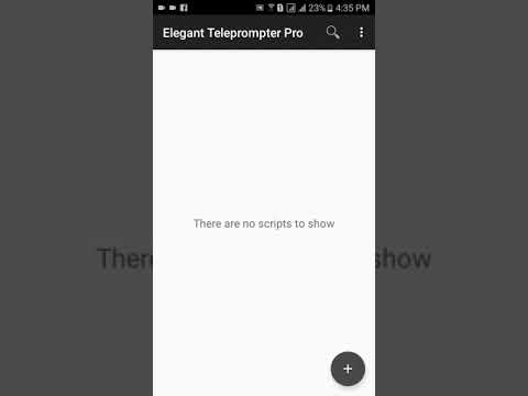 Elegant Teleprompter Video