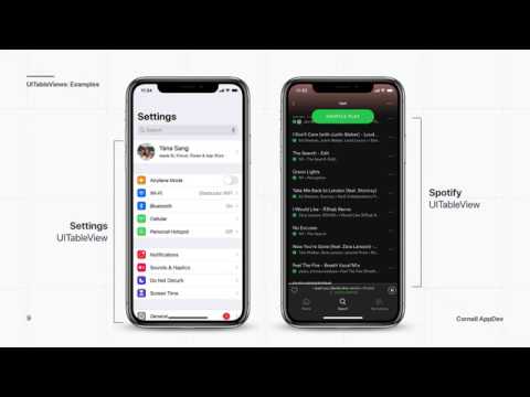 Intro to iOS Development: Lecture 4 - UITableViews