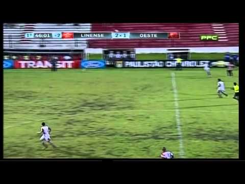 Full Match: Linense  3 x 1 Oeste Itapolis  ( State Championship - Sao Paulo )   Date:  04 20 2013