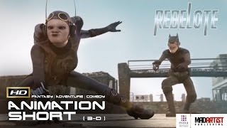 CGI 3D Animated Short "REBELOTE" Hilarious Superheros Animation Film by ESMA