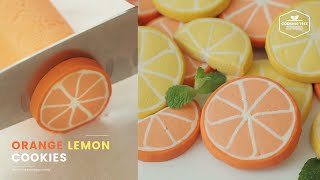 🍊오렌지 & 레몬 모양 쿠키 만들기🍋 : Orange & Lemon Shaped Cookies Recipe : オレンジレモンクッキー | Cooking tree