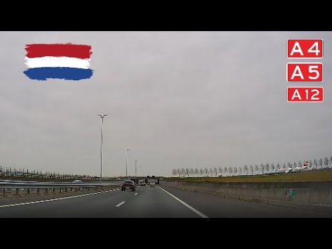 Netherlands: Schiphol - Gouda ( A5 - A4 - A12 )