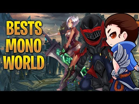 OS 5 MELHORES MONO CHAMPIONS DO MUNDO!!!