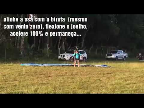Paramotor em Belém, tutorial de decolagem em alpina. Piloto Henio Ando