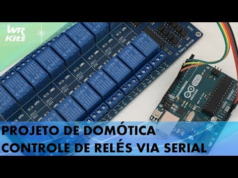 Video - Ligação Módulo Relé 16 Canais com Optoacopladores com Arduino