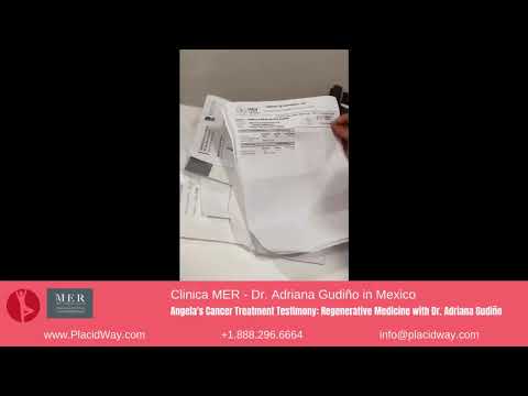 Logo of Testimonio de Angela sobre el tratamiento contra el cáncer: Medicina regenerativa con la Dra. Adriana Gudiño en Cancún, México