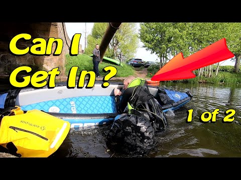 Re-Enter a Capsized Inflatable Kayak | Practice with Gumotex Twist & Story Drop Stitch