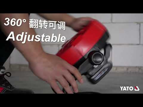Вентилятор YATO с гибридным питанием, 18 В, 230 мм, 360° (без акк.) Вентилятор YATO с гибридным питанием, 18 В, 230 мм, 360° (без акк.)