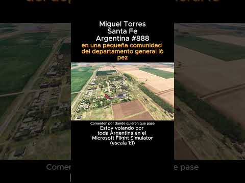 Miguel Torres, Santa Fe desde el Microsoft Flight Simulator #migueltorres #santafe #msfs #joaha45