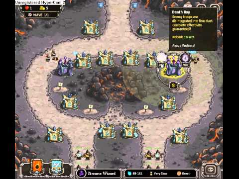 [Hard] Kingdom Rush Level 11 Iron (Forsaken Valley) Playthrough (Flash Ver.)