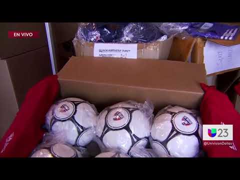 IN THE COMMUNITY: FC Dallas Donates Soccer Balls & Equipment to Buckner International