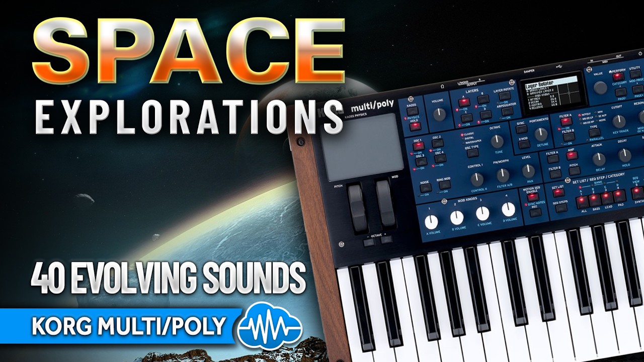 OTL020 - Space Explorations - Korg Multi/Poly ( 40 presets ) - Video Preview 1