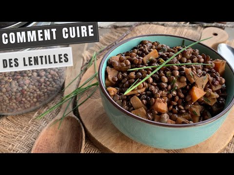 recette cuisiner les lentilles vertes (cuisiner des légumineuses - protéines végétales et fibres)