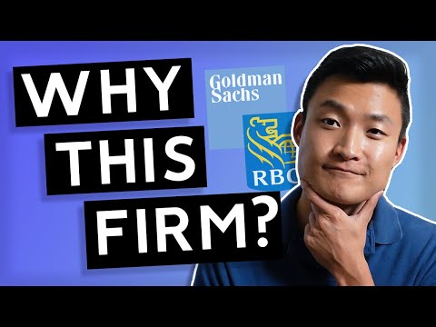 Why This Firm? (Examples for Goldman Sachs and RBC)