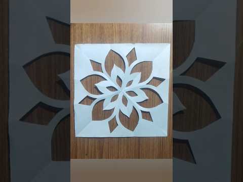 Rangoli Paper Stencil | Paper Rangoli | Indian Craft #shorts  #craft
