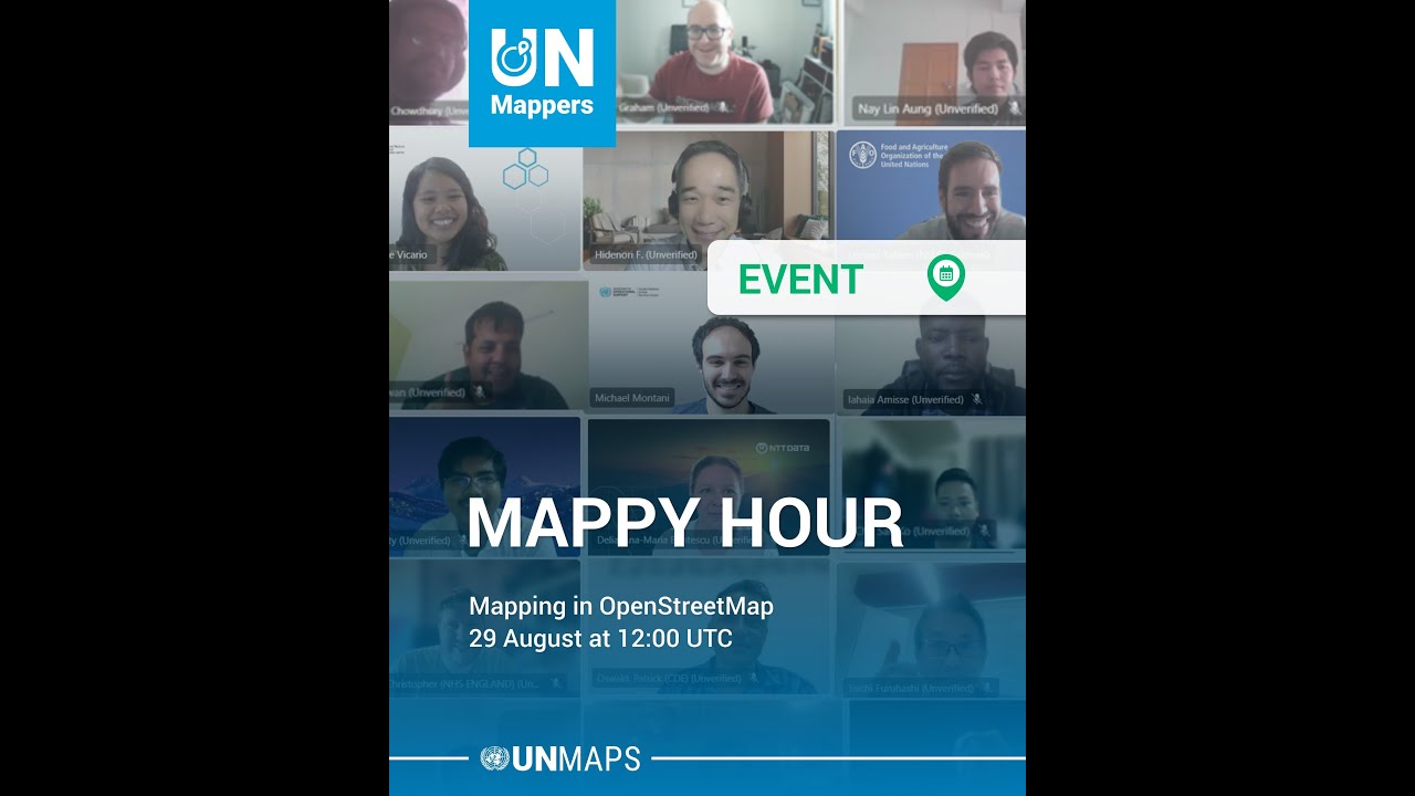 UN Mappers Mappy Hour (August 2025)
