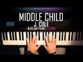 How To Play: J. Cole - Middle Child | Piano Tutorial Lesson
