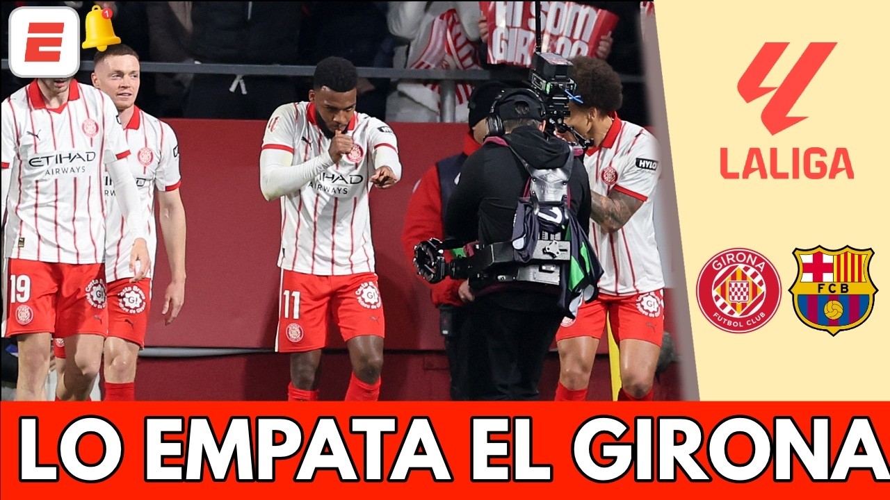 GOL DEL GIRONA SE LO EMPATA AL BARCELONA. Thomas Lemar marca el 1-1 | La Liga
