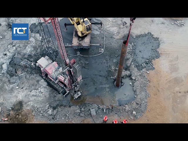 Ограждение котлована: временное защитное ограждение конструкция на ...