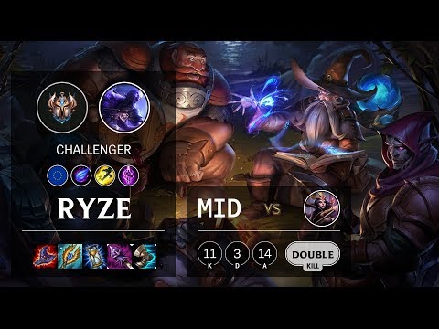 Ryze Mid vs LeBlanc - EUW Challenger Patch 10.4