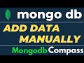 Manually Add Data Or Document In Mongodb Collection Insert Data In Mongodb Compass Table