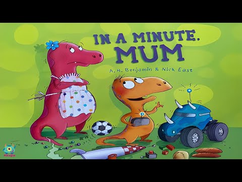 🕑 Za minutu, mama! | Priča za djecu o malom dinosauru koji stalno kasni